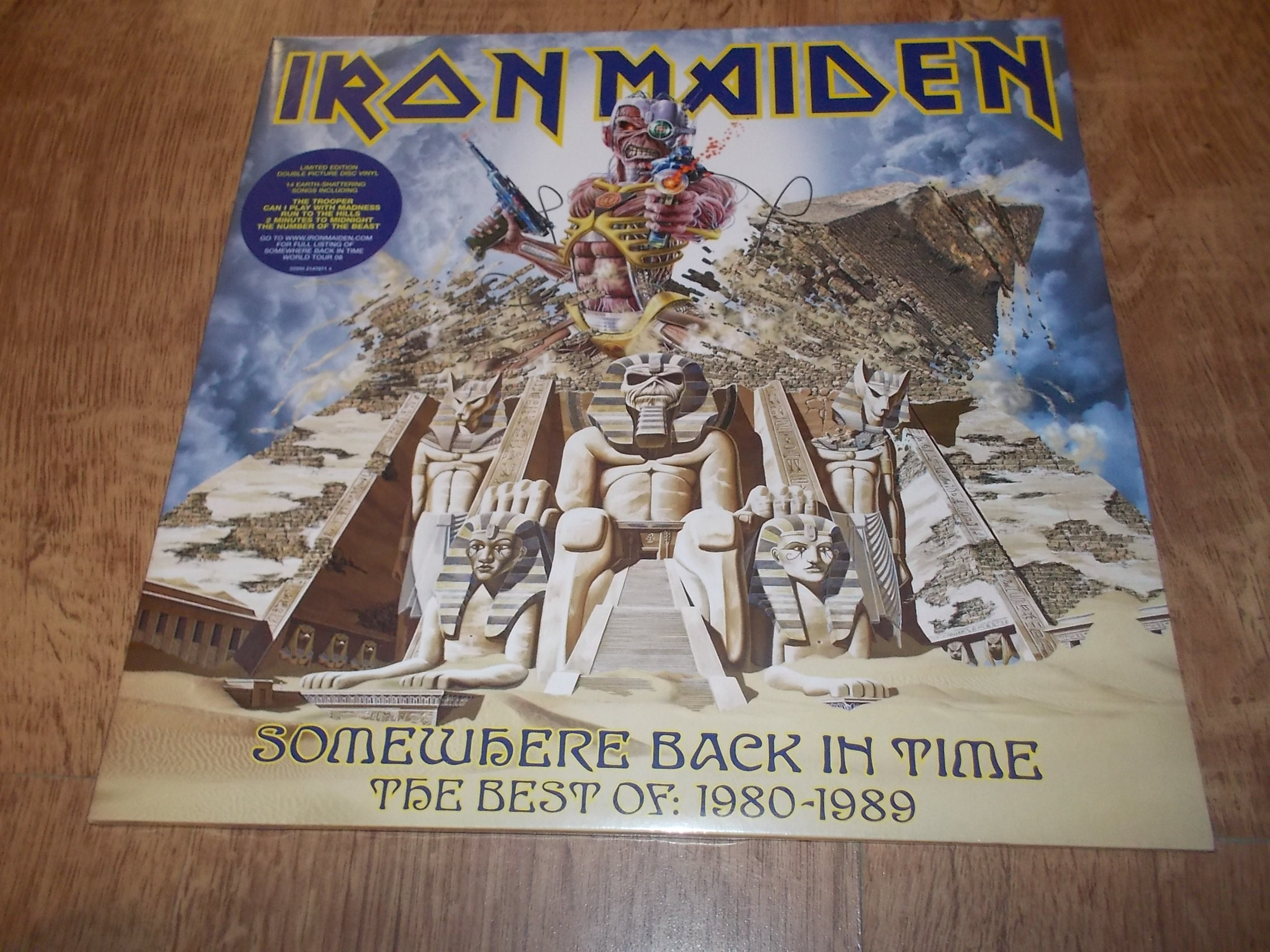 IRON MAIDEN - SOMEWHERE BACK IN TIME - BEST OF 1980-1989 (2Vinyl-LP)