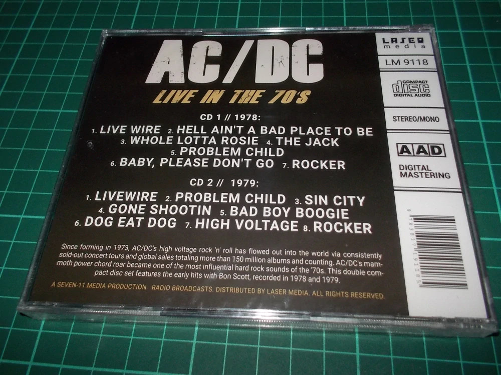 AC/DC - Live In The 70's (2CD)